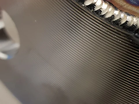 Makro detail húsenice TIG